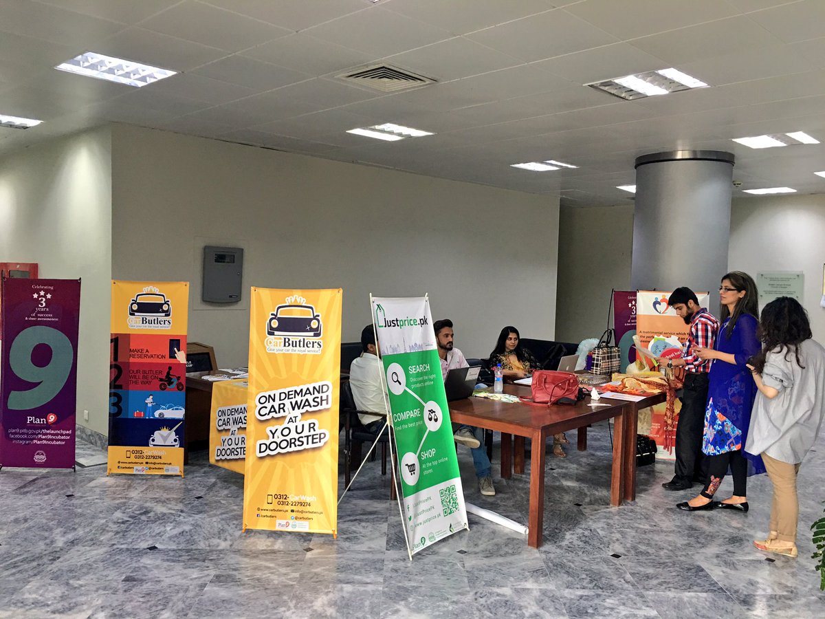 PITBIncubation's tweet photo. #Plan9startups @AzaujOfficial @bookmepk @affordablepk @JustPricePK @uninamaofficial #Synergies16Plan9 Lums @umarsaif https://t.co/Nijo5zLaak