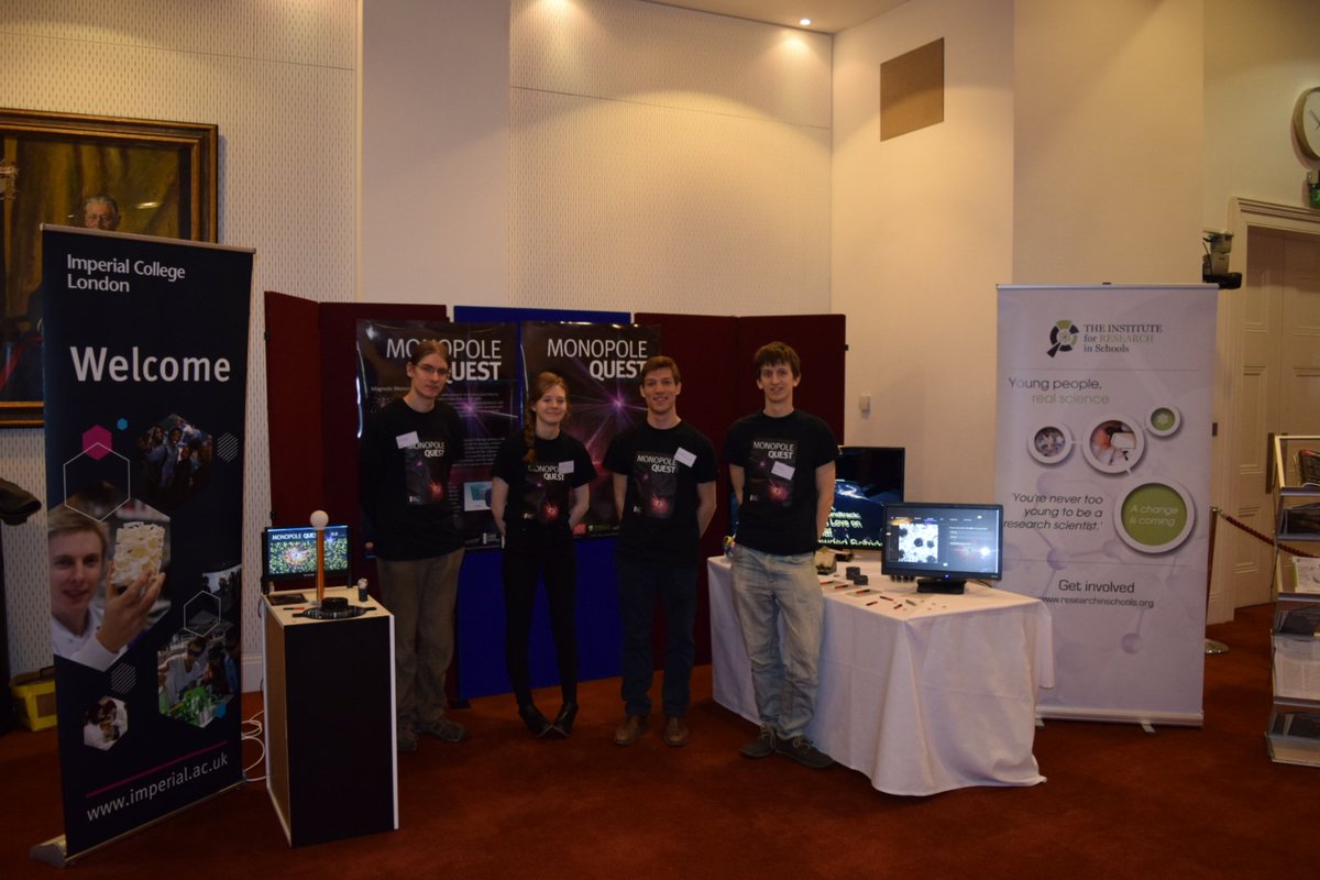 MonopoleQuest's tweet photo. Come and see us today at @royalsociety and find out about the MoEDAL experiment @CERN https://t.co/9gOgIg42yH