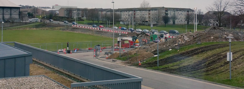 watty62's tweet photo. Great to see the roads being widened to get #codethecity attendees here more efficiently. Should be ready by #ctc7 https://t.co/mOMf6AaEUN