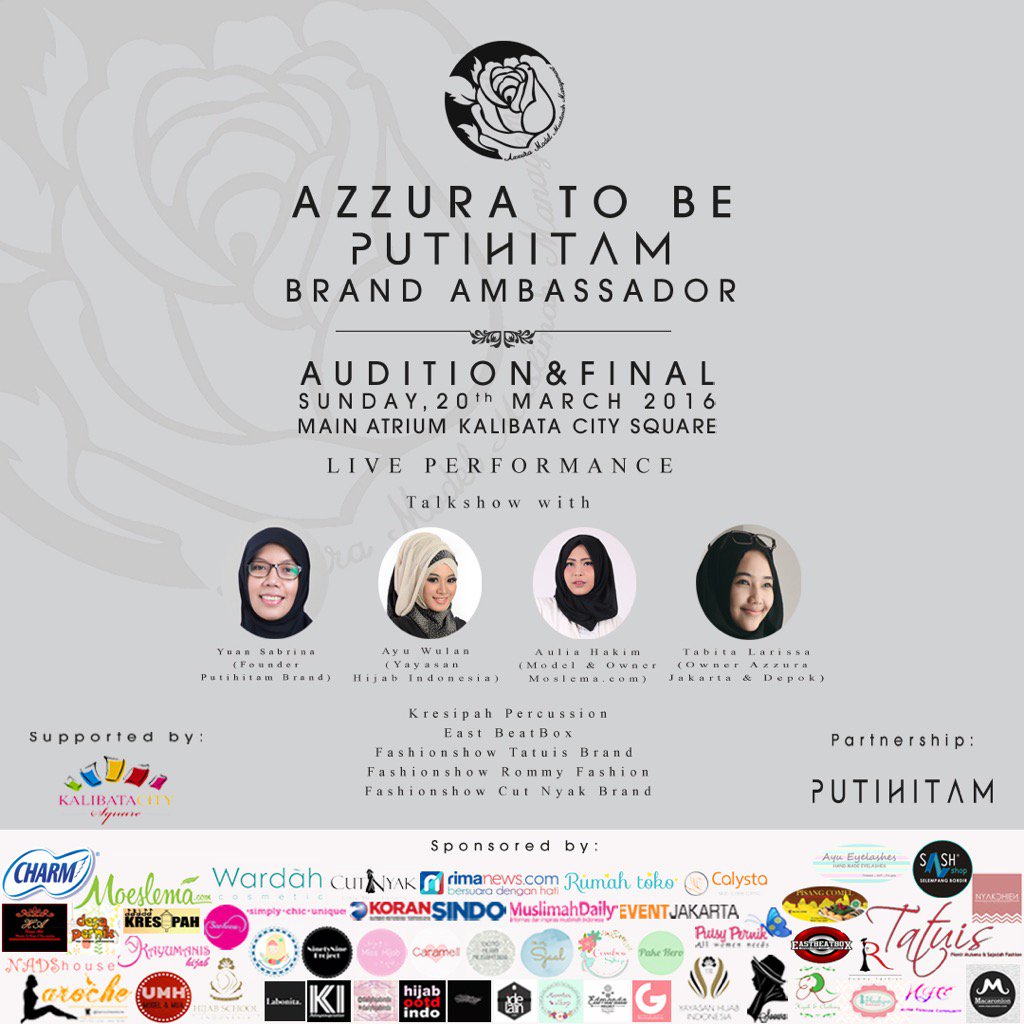 Besok sore! Kita akan perform di Main Atrium Kalibata City Square, Jakarta Selatan jam 16.00 WIB. Dtg yaaa ramaikan!