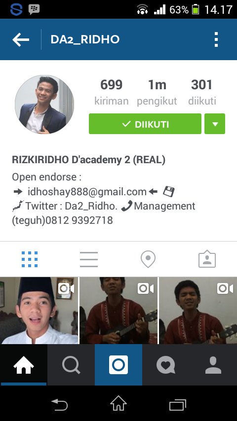 Ciee followers ignya bang <a href="/DA2_Ridho/">Ridho 2{R}</a> udah 1m😁 sukses terus bang!!!!