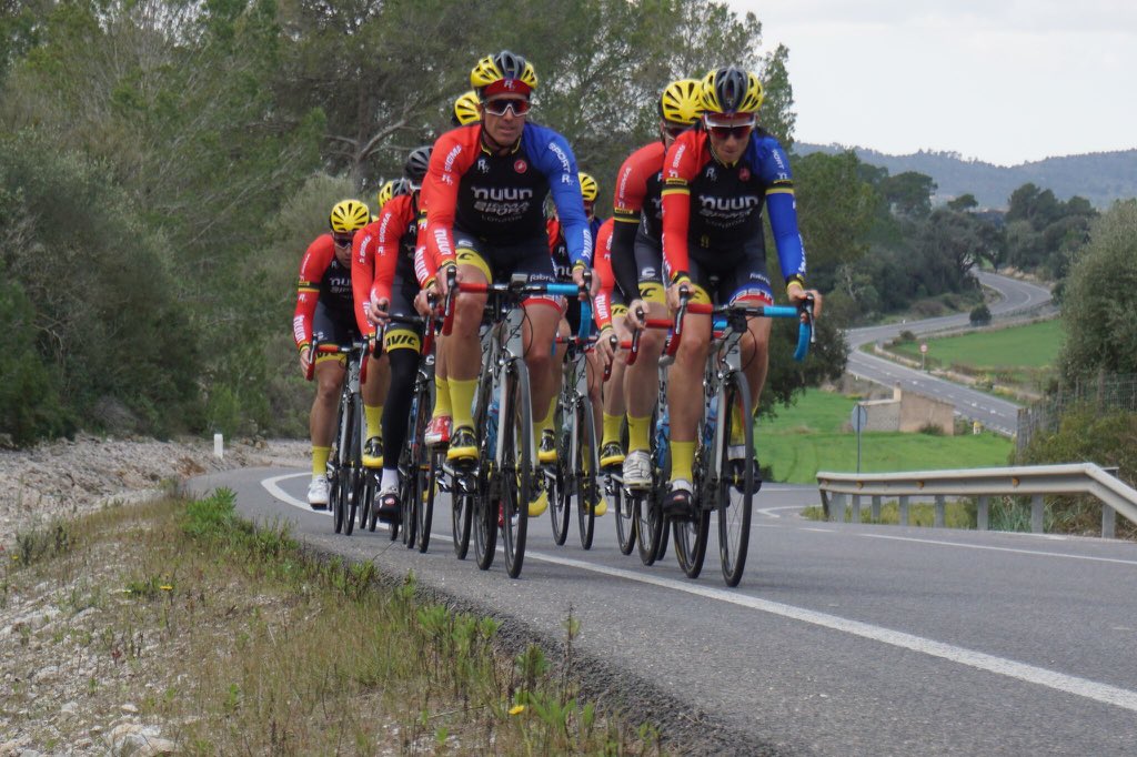sigmasports's tweet photo. The supportive @fabriccycling saddles were needed yesterday as @NuunSigmaSport clocked up 153kms. #RideLots #cycling https://t.co/Z4wKcNXg5b