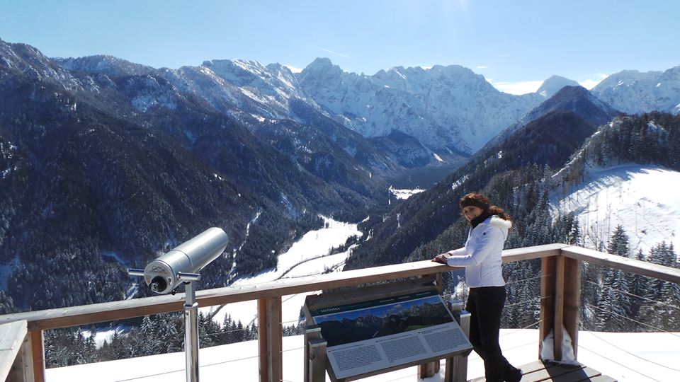 Panoramska cesta pozimi #Solcavsko