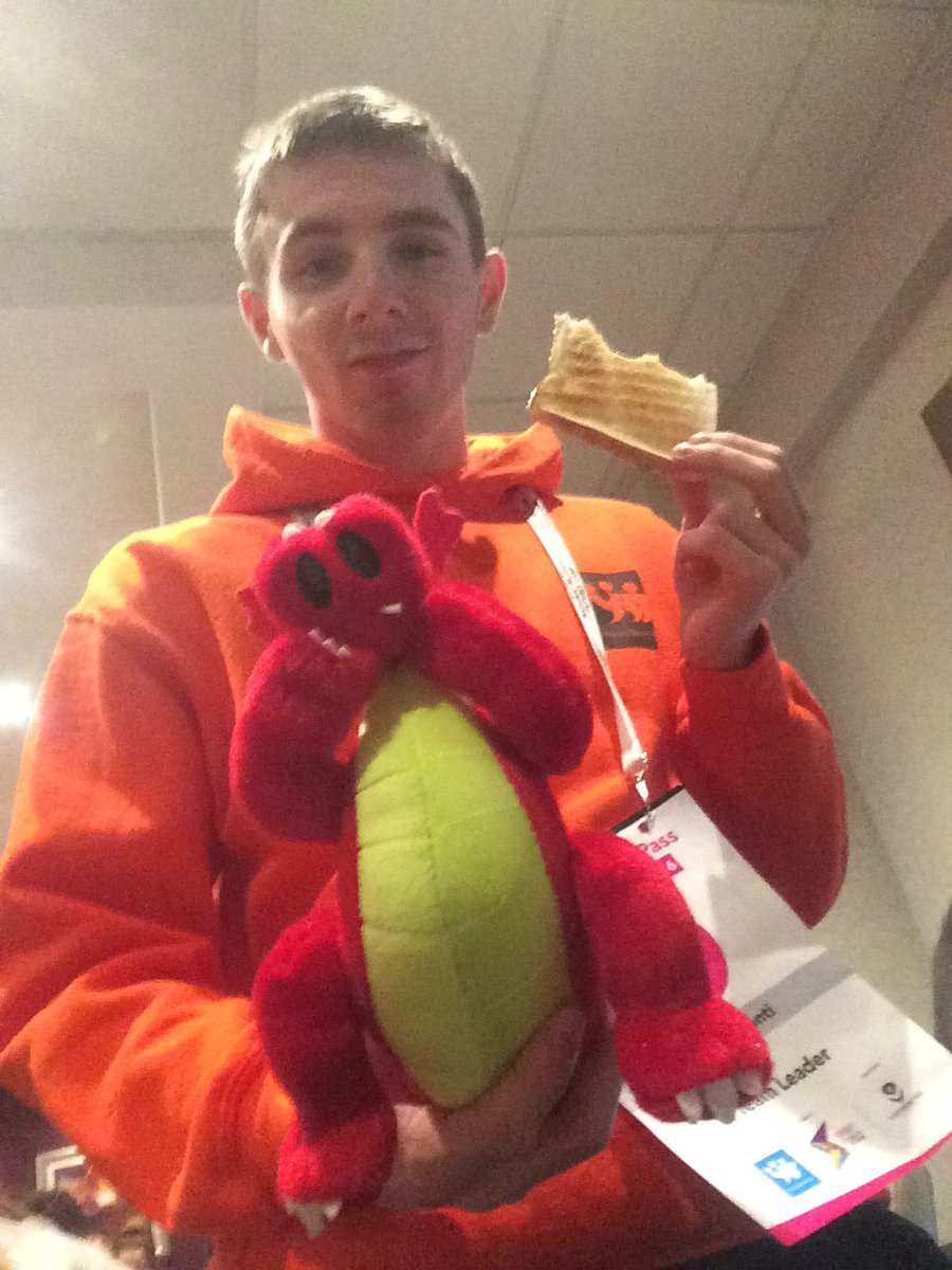 Team Leader <a href="/dylanconti123/">Dylan Conti</a> at breakfast ready for day 2 of the #IFcamp