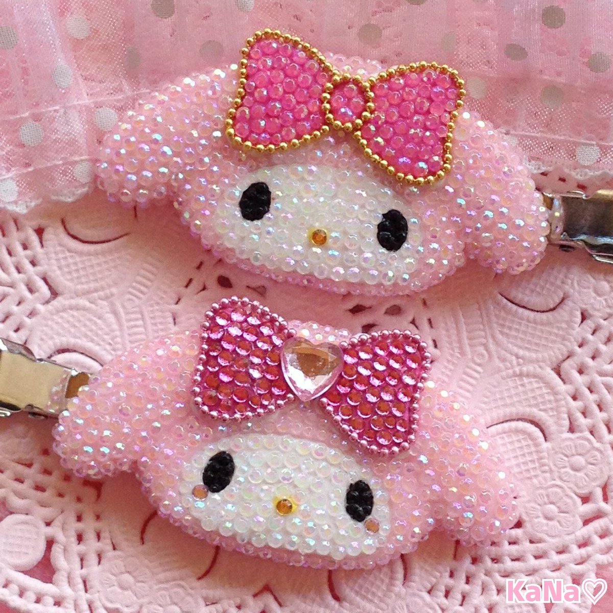 Kanaめろ 少しずつ復活 ﾟ マイメロ ミルキーストーンデコ 前髪クリップ マイメロ マイメロディ Mymelody Mymelo デコ ミルキーストーン ミルキーストーンデコ T Co Cvgtad8ivr