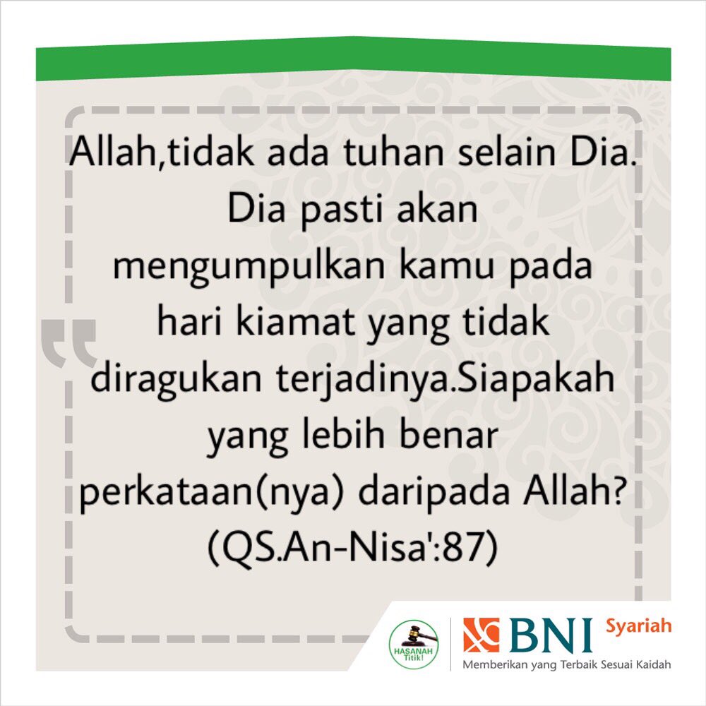 bankbsi_id's tweet photo. Assalamu'alaikum,pagi Sobat Hasanah,yuk kita persiapkan dengan baik Sobat Hasanah :) https://t.co/zl1rEhgKd5