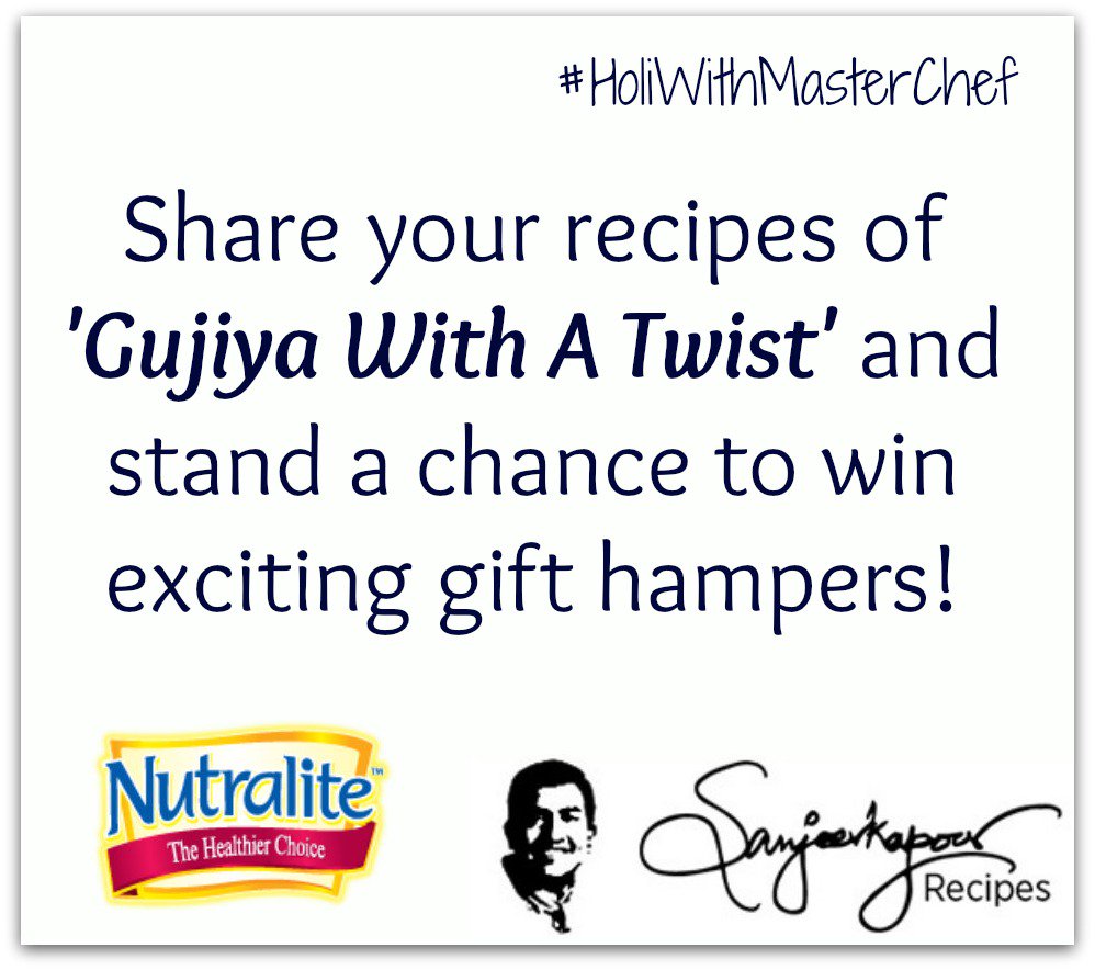 KhanaKhazana's tweet photo. Have you submtted your recipe of 'Gujiya With A Twist'?
#HoliWithMasterChef #CookingLove #IndainCuisine #HoliRecipes https://t.co/nQc4XBBuYQ
