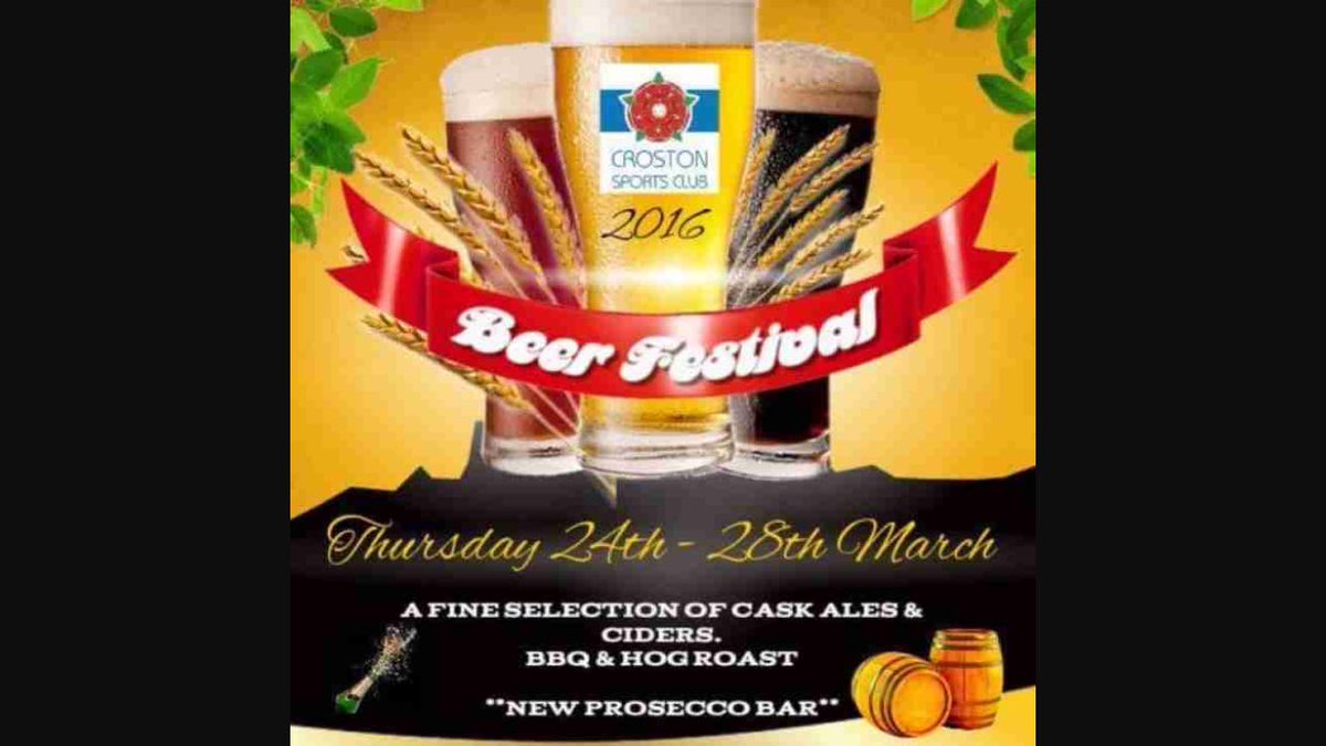 crostonsc's tweet photo. So we are less than 48 hours away from the start of our 2016 beer festival

 https://t.co/a4xIdLgEZQ