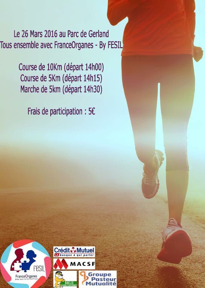 FranceOrganes's tweet photo. On partage à fond ! 😉👍🏻 c'est Samedi prochain à Lyon! #run #course #Lyon #Gerland #DonDOrganes #FranceOrganes #Fesil https://t.co/U9qsicCFOj