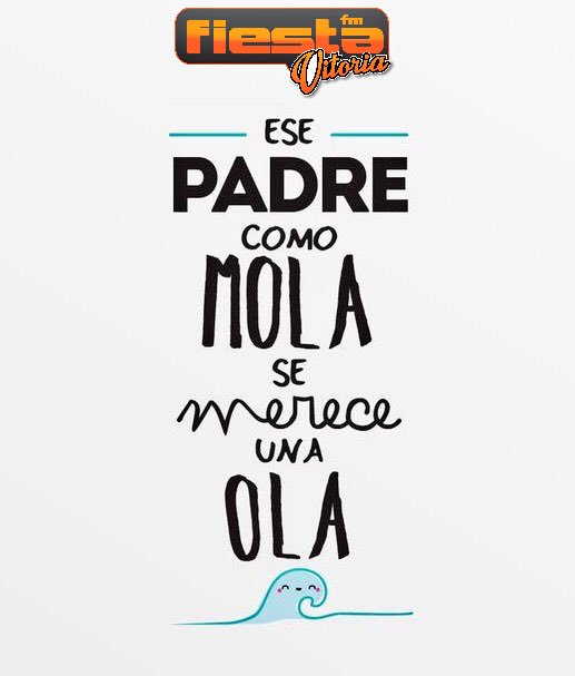 FiestafmVitoria's tweet photo. ¡Felicidades en su día a todos los padres Fiesteros que nos siguen! 👨🏻👴🏼👱🏽👳🏾👦🏿 #DíaDelPadre https://t.co/LilBgdP6aS
