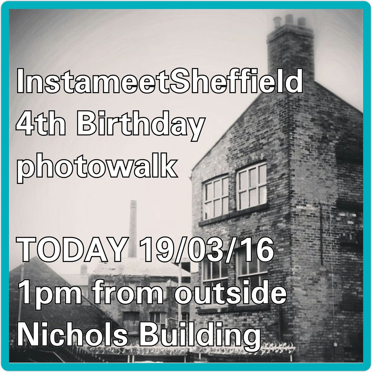 InstameetSheff's tweet photo. Photowalk today folks!! And our 4th birthday. Starts 1pm outside @TNBIndieArcade get there early for a mooch first https://t.co/U6BT0Uu7wN