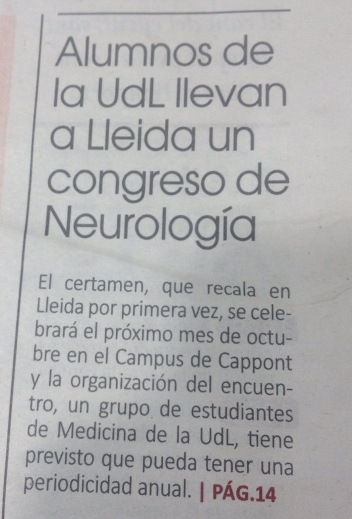 cien2_neuro's tweet image. Nos despertamos leyendo en portada @LaManyanacat nuestro proyecto!