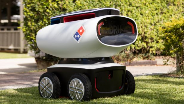 TheDrum's tweet image. Domino’s latest stunt is an autonomous pizza delivery bot @dominos #pizzabot goo.gl/uPmI96