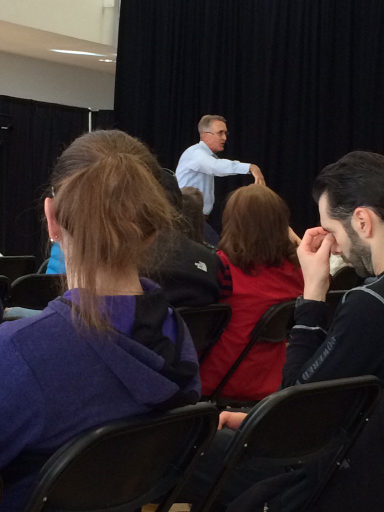 You might be a triathlete if you're spending your Saturday at triathlon school. #trimania2016 <a href="/jfriel/">Jeanelle Friel</a>