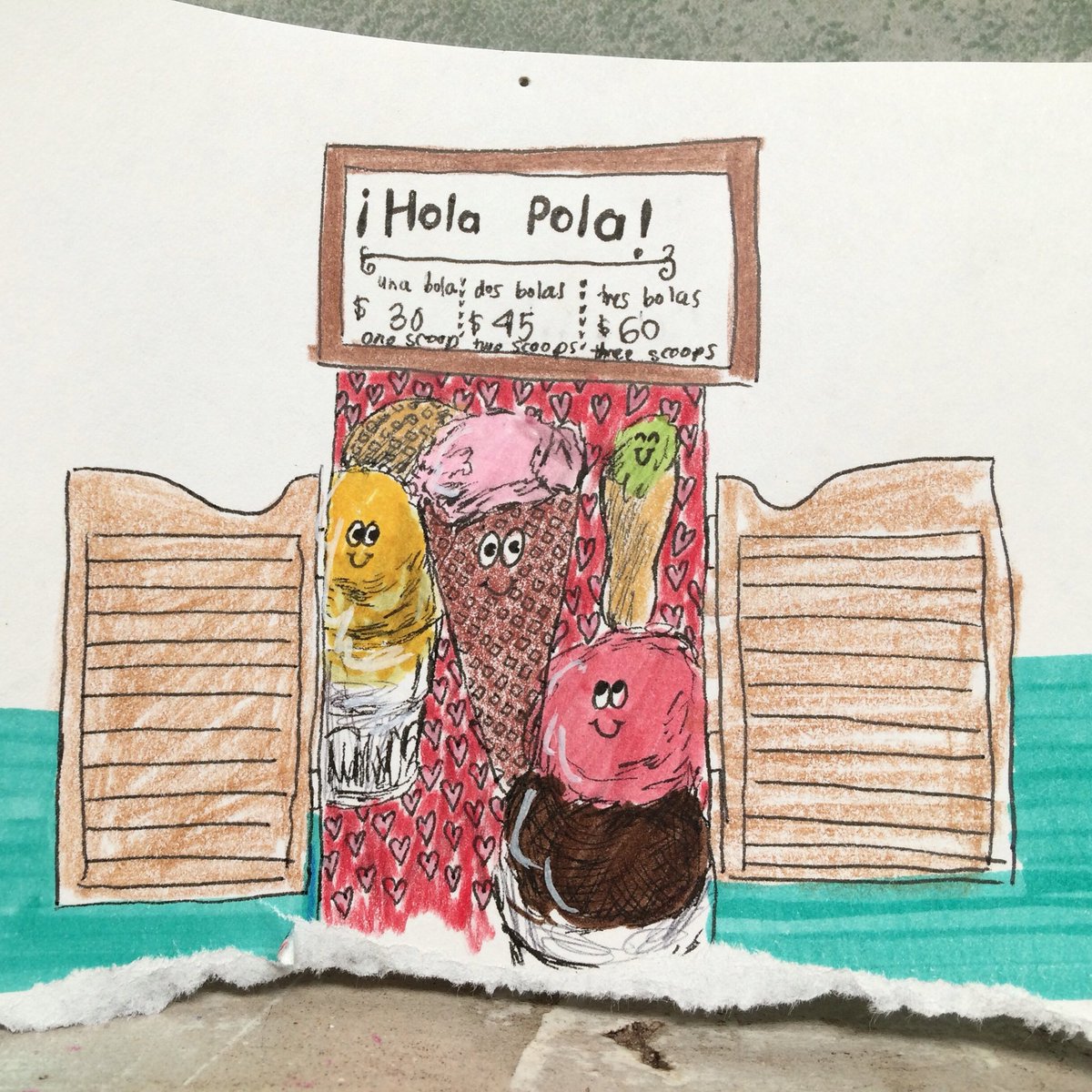 PolaGelato's tweet photo. ¡Gracias Frida por este dibujo tan lindo! Regrese a Pola - te regalamos un helado gratis! #artista #dibujo #Merida https://t.co/9x8cs34L2u