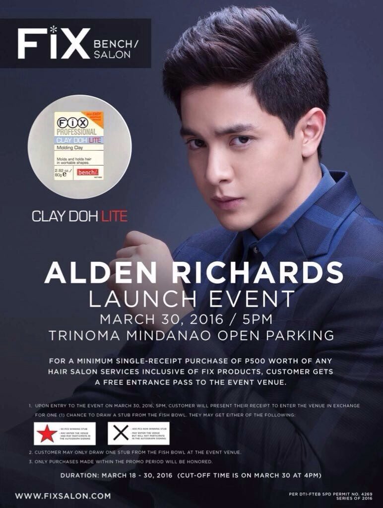 OFCTMarangya's tweet photo. Meet &amp; Greet with Alden &amp; Maine, a @benchtm event on Mar 30 at Trinoma 

#MaineScentCoLLection #AldenVsJeraldLSBPH https://t.co/NLYCeAPUm1