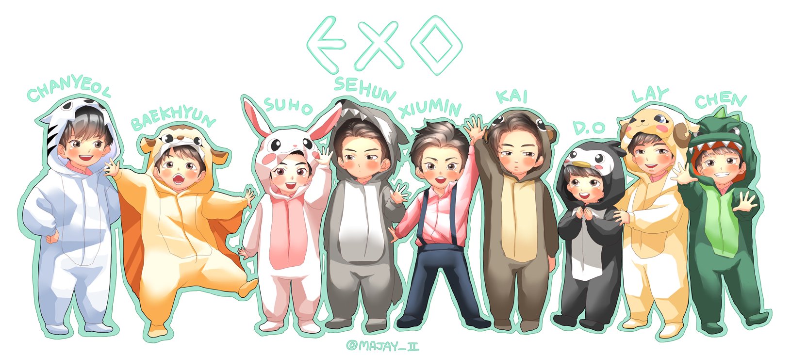 EXO В кигуруми