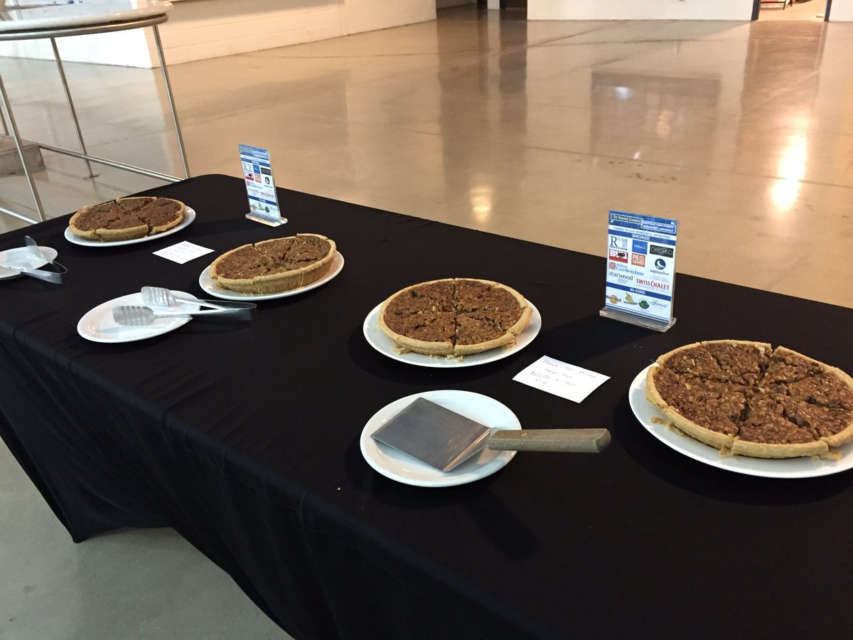 htssociety's tweet photo. Pie time! Thank you @SwissChaletCA for sponsoring our coffee break #HTMC2016 https://t.co/XZ8oeoaTZf
