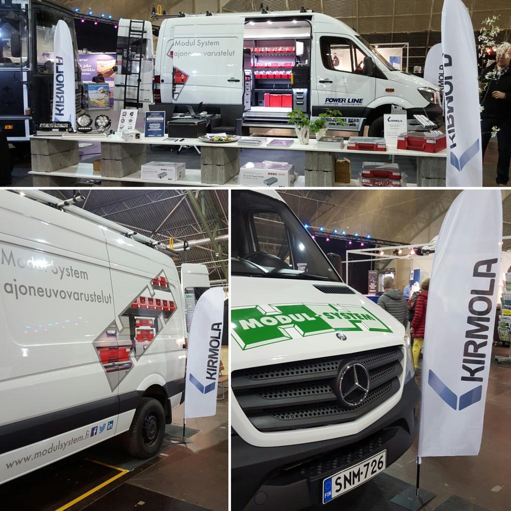 ModulSystem_FI's tweet image. Tänä viikonloppuna olemme Porin Rakennus- ja LVI-messuilla Auto-Kirmolan osastolla.  Tervetuloa!  #modulsystem