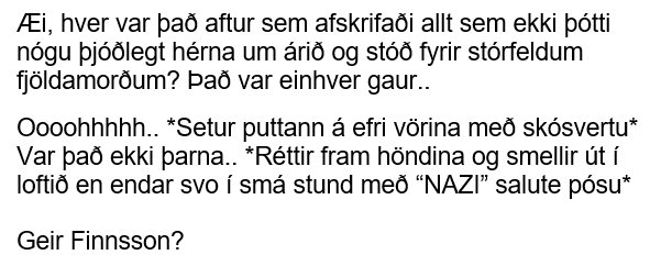 geirfinns's tweet photo. Þessi óvænti hápunktur vikunnar yljaði mér svo sannarlega um hjartarætur @solborg96 #FSrealtalk #klisjan https://t.co/cZHVqqp7Xj