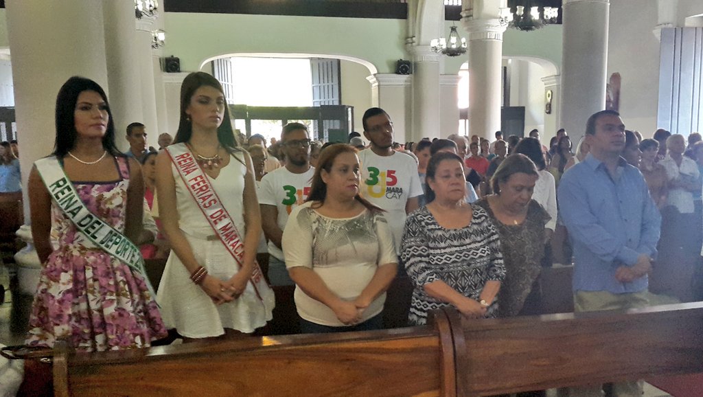 .<a href="/AlcaldePedroB1/">Pedro Bastidas</a> presente en la celebración de la eucaristía en Honor al Patrono de Maracay. #FeriasDeSanJosé2016