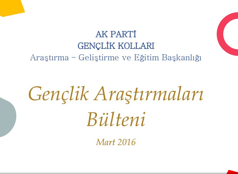 Gençlik Araştırmaları Bültenimizin Mart Sayısı Yayınlandı. <a href="/mecertas/">Melih Ecertaş</a> <a href="/DrRecepAkdag/">Recep Akdağ</a> drive.google.com/file/d/0B9qjvJ…