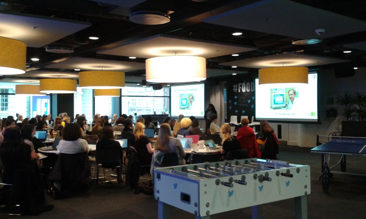 WebDevBev's tweet photo. @amali_d teaching us about the web at the @ELLEUK @CodeFirstGirls + @TwitterUK event #womenwhocode #coding #fashion https://t.co/hXQ4va1nvB