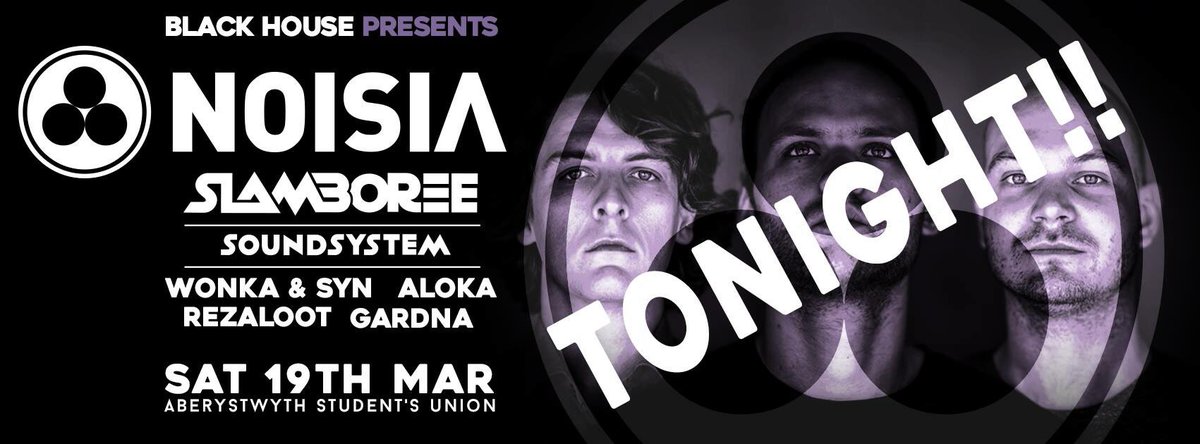 BlackHouseUK's tweet photo. Tonight tonight tonight tonight!!! @Aber_SU_Events @Noisia_nl @FREEAR https://t.co/Yrqu94tzBt