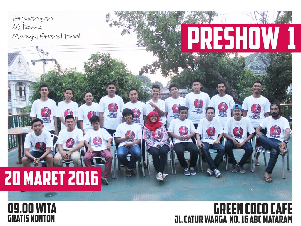 Besok di <a href="/greencocolombok/">GreenCocoCafe&Resto</a> 
Free Entry!!
cc: @infolombom <a href="/infomataram/">INFO KOTA MATARAM</a> <a href="/infoLotim/">INFO LOMBOK TIMUR</a> @info_klu @LombokEvent @LombokEvent