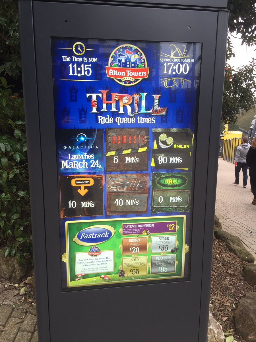 TowersStreet's tweet photo. #TheSmiler is proving a popular choice today at @altontowers https://t.co/gdNQgZ93e6