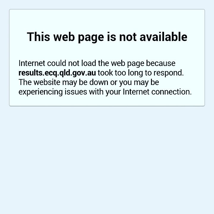 bradtupper's tweet image. If you get rid of the tally room, at least make sure the substitute actually works. #qldvotes #bnevotes