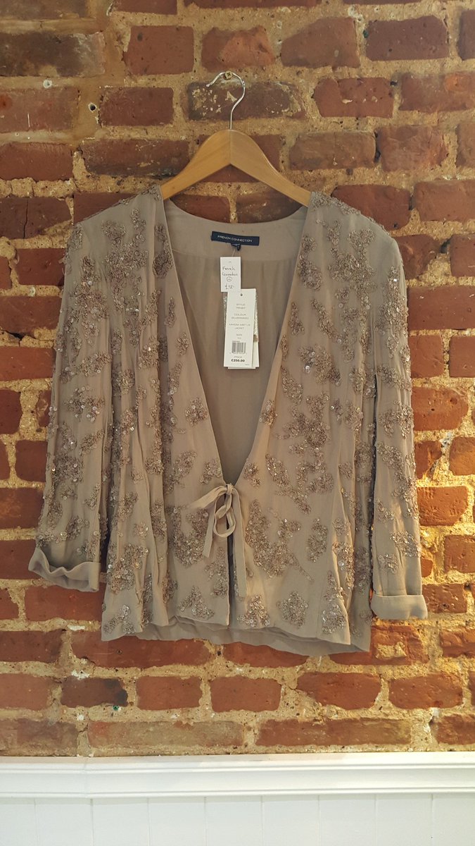 VGpreloved's tweet photo. #NeverBeenWorn French Connection evening jacket was £250, selling for £98 here at VG. https://t.co/oYV4nIv11E