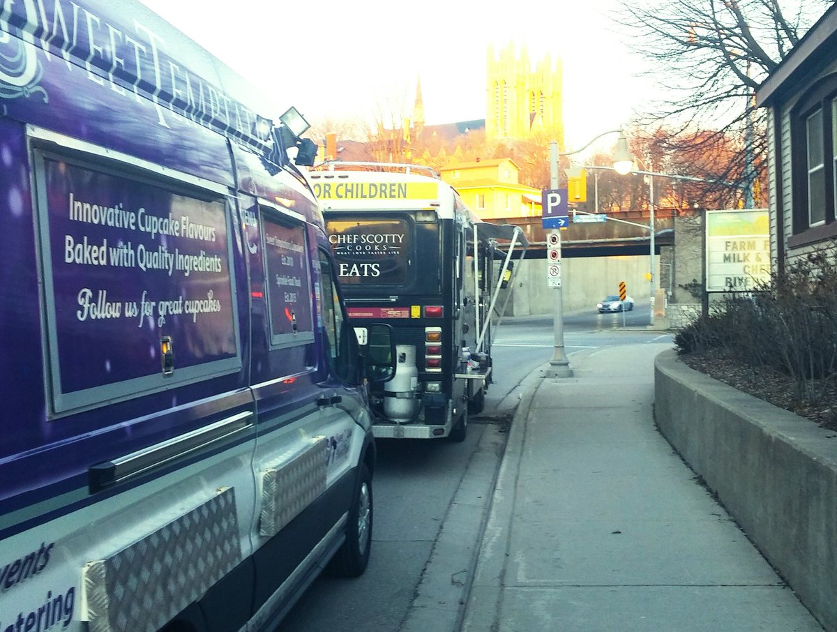 chefscottycooks's tweet image. Here with our pal .@Sweet_T_Cakes outside .@GuelphMarket Check out our menus along with visiting out friends inside