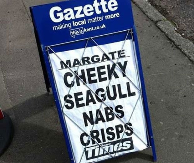 Local newspapers. Local News. Funny headlines. British newspapers headlines.