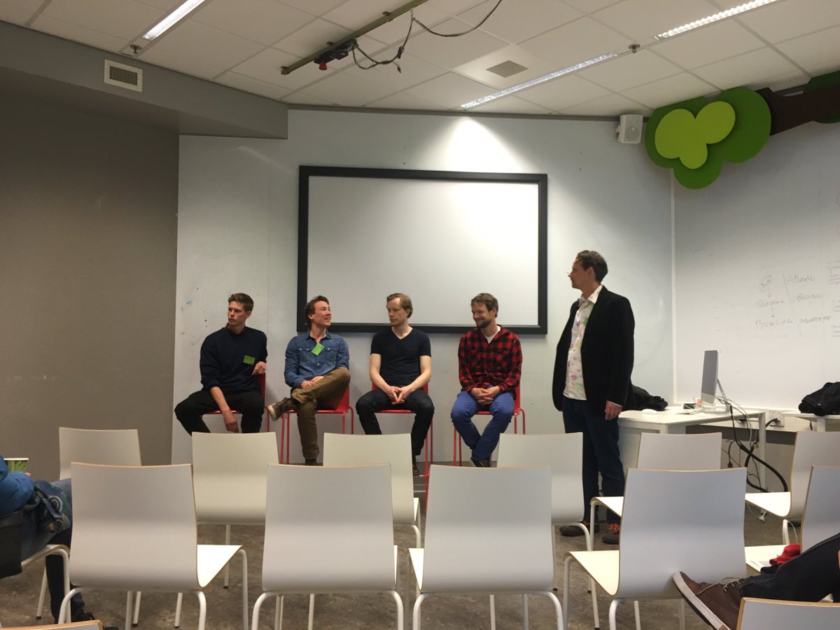 Interview met de mannen van #TheOutpost de #opendag van de #HKU