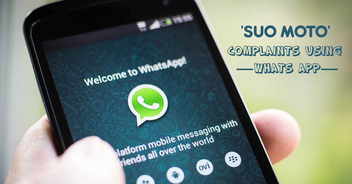 fullestopreview's tweet photo. Now Lodge 'suo moto' complaints using whats app!!!! https://t.co/JHE0UaULEQ
#whatsappcomplaints #fullestop https://t.co/639b35R3rL