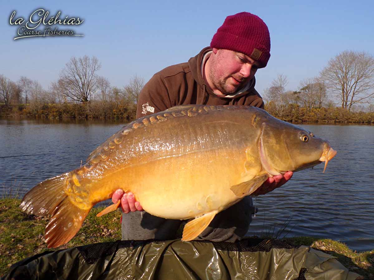 Glehias's tweet photo. Scott Bryant with a Gorgeous 35lbr! #Glehias #Carpfishing #CarpCrew #HappyDays :) https://t.co/I1gVhMoftJ