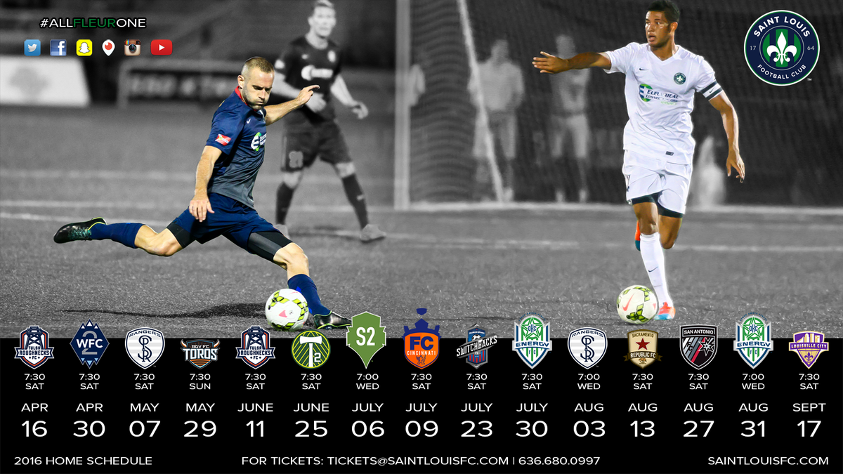 Single Game tickets went on sale this morning! 
Secure yours here: saintlouisfc.com/sports/msoc/20…