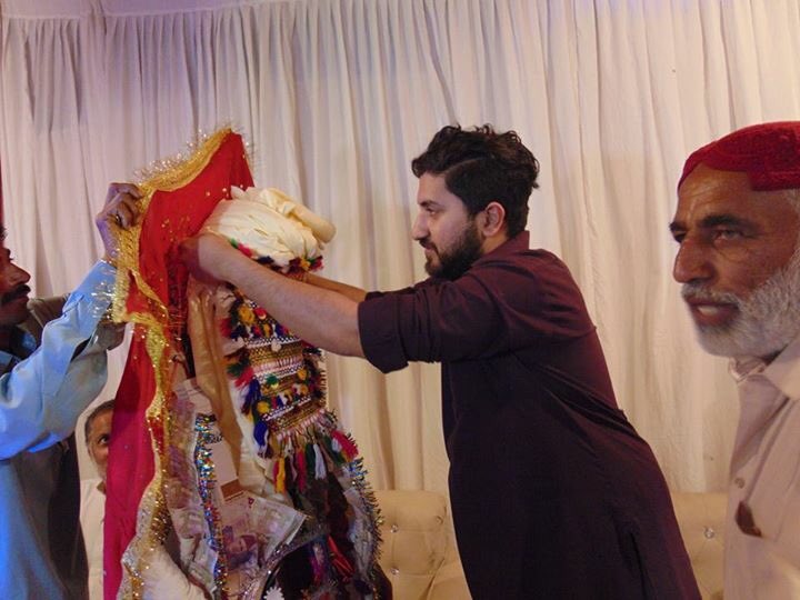 PppJiyala's tweet photo. @MakhdoomFZaman attended weddingCeremony of RabnawazBabbar in Hyderabad
#MakhdoomOfHala #WithPpl #PostElections
2/2 https://t.co/j7kofOgFfJ
