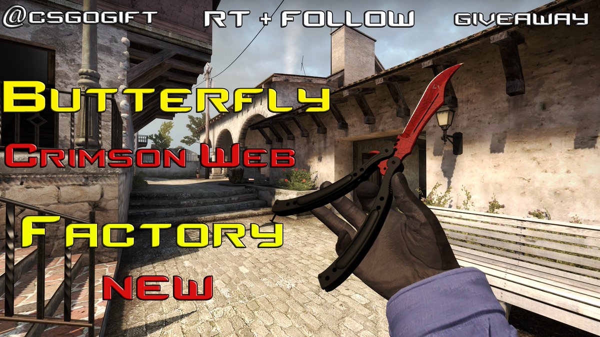CSGOGift's tweet image. • ¡ButterFly | Crimson Web FACTORY NEW! •

• ¡RT + FOLLOW TO ENTER! •

• #CSGO #CSGOgiveaway #CSGOGIFT #csgolotto •