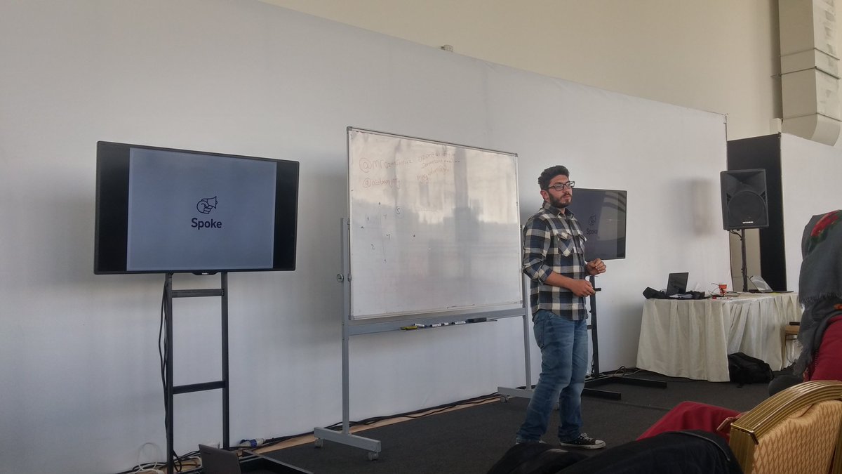 moallailani's tweet photo. @Spoke_app now on stage @MITEFarab @ZiadAlame #voice #social #insta #innovation #lebanon #jordan #amman https://t.co/l2jUGlgj3g