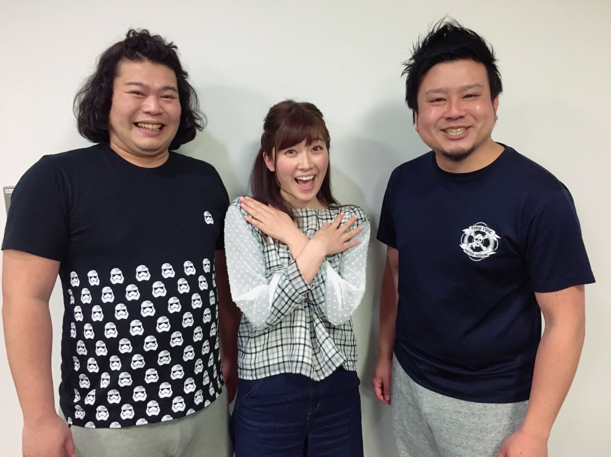 山口実香 U Tvitteri 俺達かまいたち 今日も盛り上がりましたね そんな本日のゲストは 大自然のお二人でした 挟まれると私小さく見える 笑 そして なんと濱家さんにも ホワイトデー頂いてしまいました ありがとうございます T