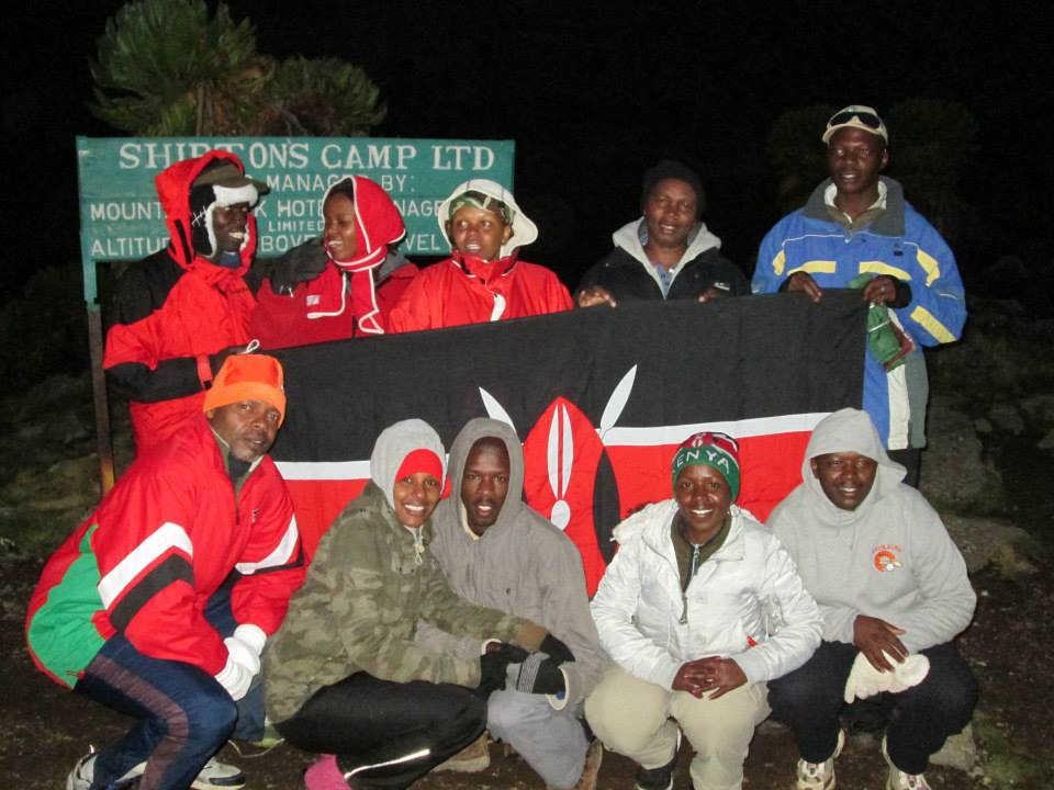 Bible expedition to Mt.Kenya Kenya@50.
Mt.Kenya is the only mountain in the world with a Holy Bible planted on top