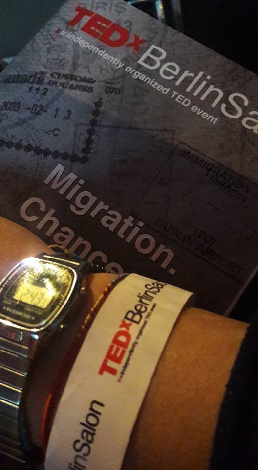 Bizia's tweet photo. #TEDxBerlinSalon "Migration.Chances.Challenge."Here we go https://t.co/oZDrrtC8bb
