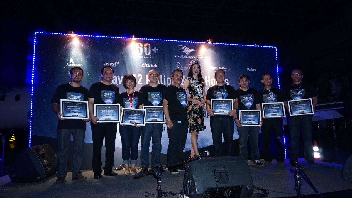 Citilink's tweet photo. Certificate of Appreciation diberikan untuk Garuda Indonesia Group #GAEarthHour https://t.co/XDJA69ccJV