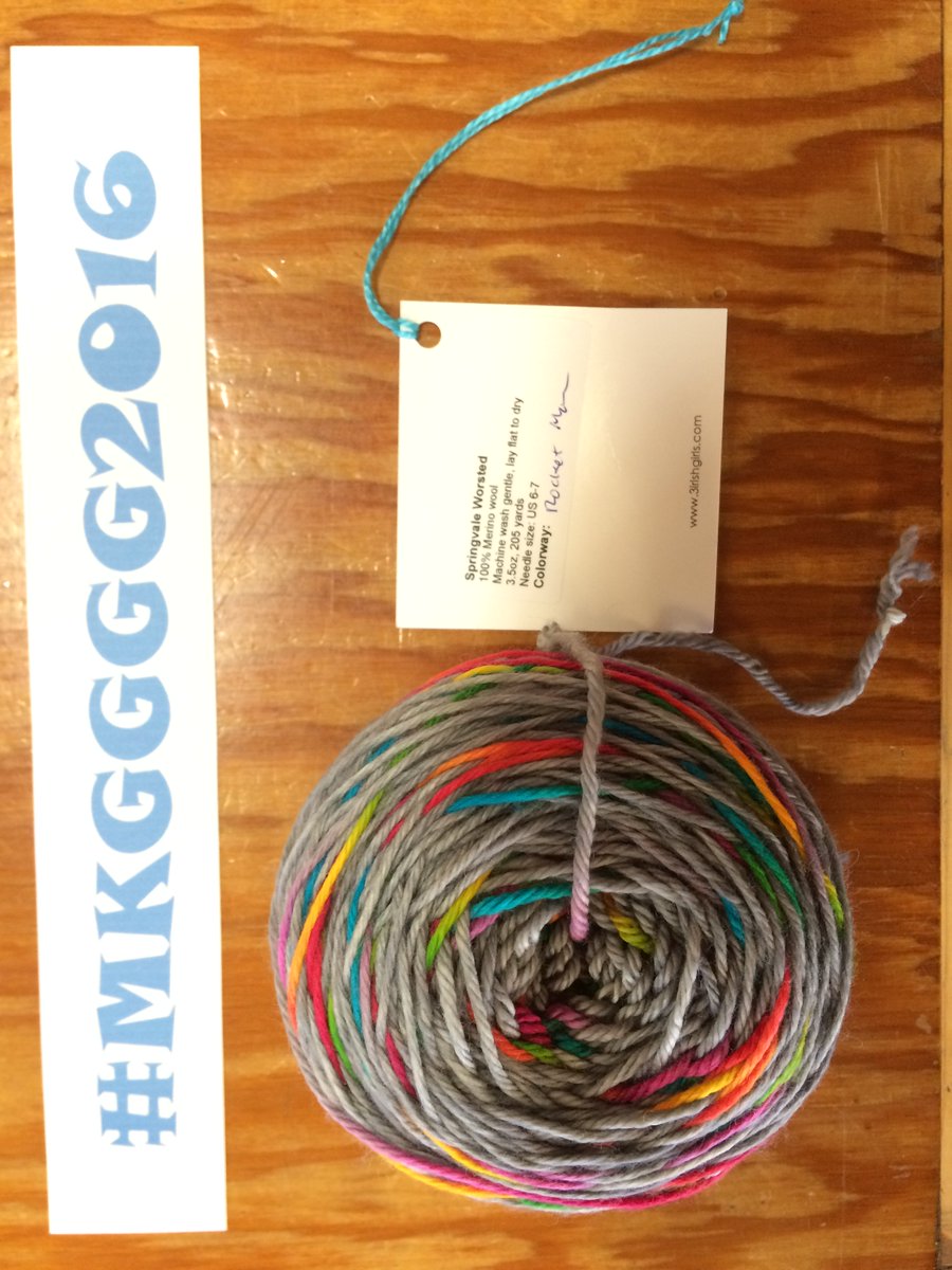 When you think you know what you’ll make at #MKGGGG2016 but see <a href="/3igyarn/">Three Irish Girls</a>’s Rocket Man yarn &amp; abandon all prior plans