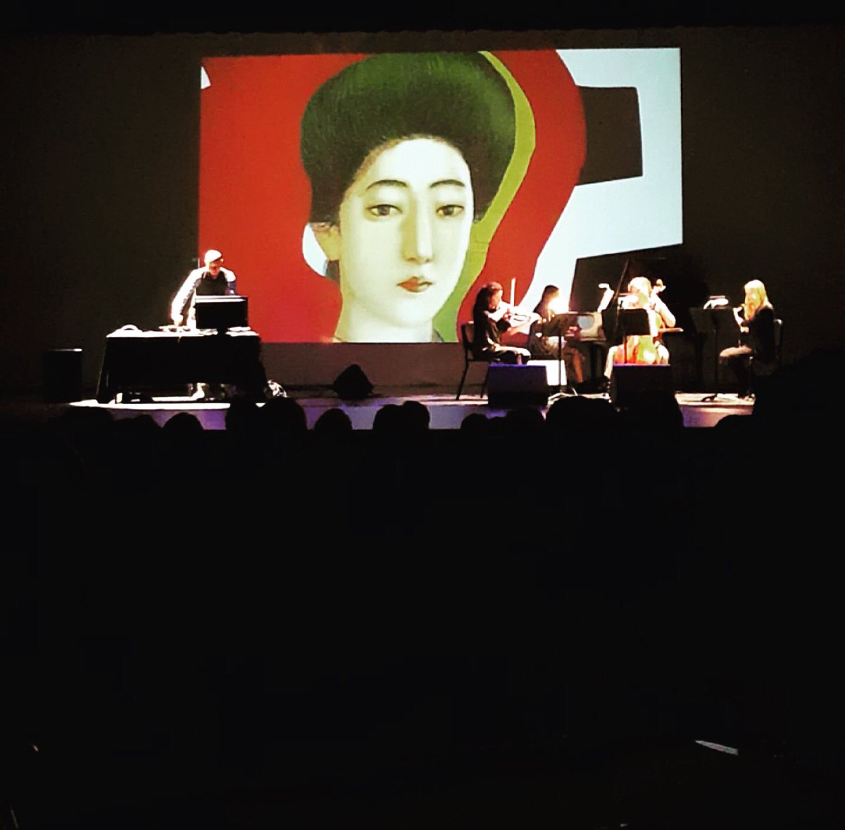 Thanks so much <a href="/juniatacollege/">Juniata College</a> @djspooky_official <a href="/sozoartists/">sozo artists</a>!!! #multimedia #concert
