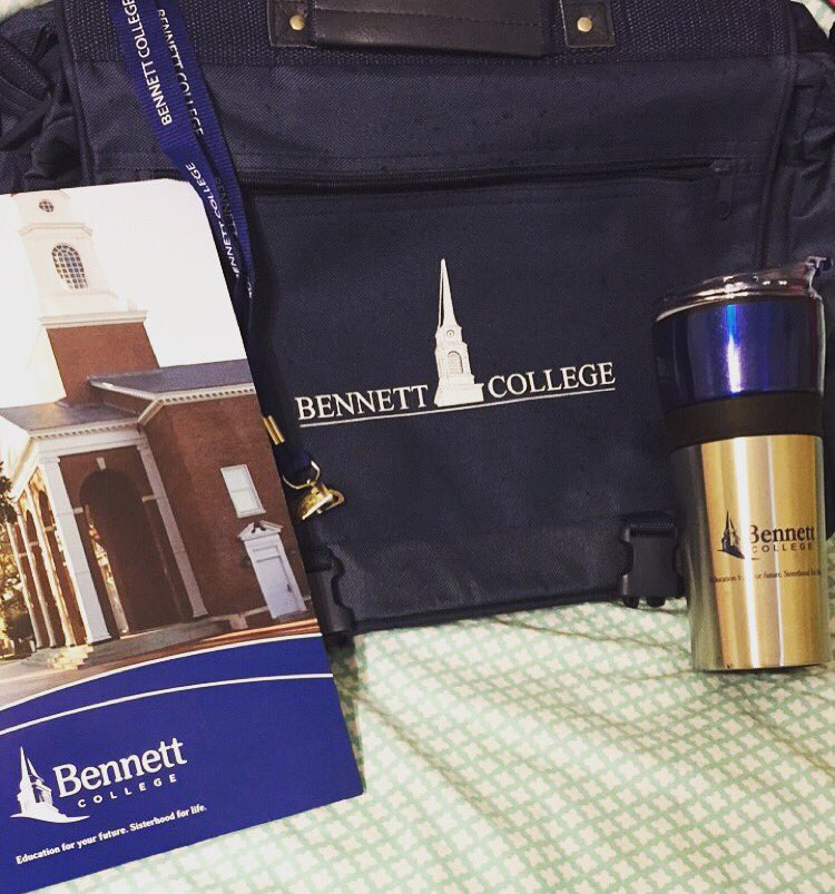 AprilGremillion's tweet photo. Thanks @bennettcollege for the chance to meet your student leaders and for the swag! #spahe #SAGrad https://t.co/eTXbkDEfT2