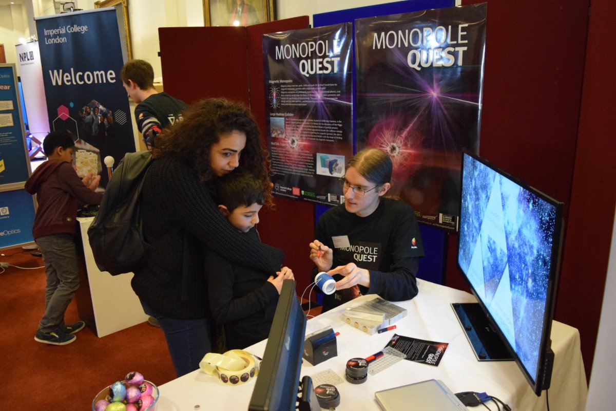 MonopoleQuest's tweet photo. Thank you everyone who visited us today @royalsociety. For more on monopoles see https://t.co/vcFdnf797J #RSBSW https://t.co/i0qZUyp3U3
