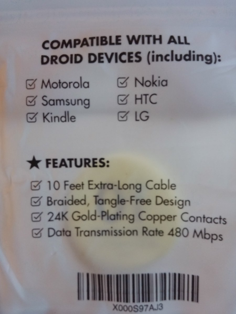 EtherealNY's tweet photo. #ReachCablesDroid Extra long cord (10feet) that doesn't sacrifice speed. https://t.co/DGY3RUp1hd https://t.co/KkXGFcqiYi